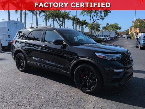 AGATE BLACK METALLIC 2023 Ford Explorer ST