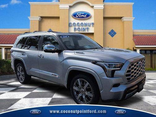 Celestial Silver Metallic 2024 Toyota Sequoia Capstone