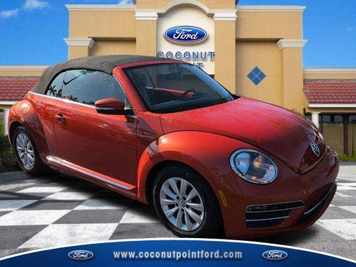 Orange Metallic 2018 Volkswagen Beetle 2.0T S