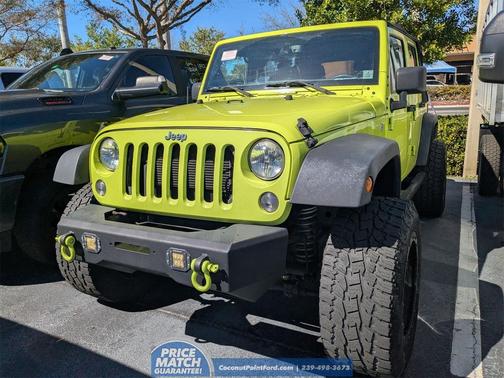 Hypergreen Clearcoat 2016 Jeep Wrangler Unlimited Sport SUV
