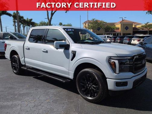 SPACE WHITE METALLIC 2025 Ford F-150 Lariat