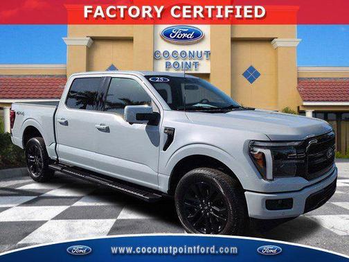 SPACE WHITE METALLIC 2025 Ford F-150 Lariat