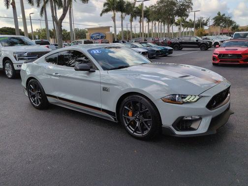 FIGHTER JET GRAY 2022 Ford Mustang Mach 1 Fastback