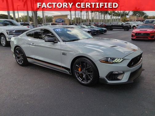 FIGHTER JET GRAY 2022 Ford Mustang Mach 1 Fastback