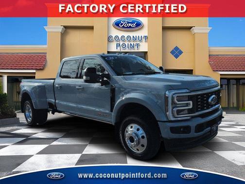 Glacier Gray Metallic Tri-Coat 2026 Ford F-450 Platinum