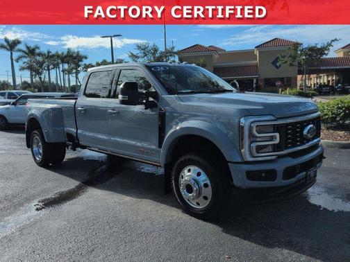 Glacier Gray Metallic Tri-Coat 2026 Ford F-450 Platinum