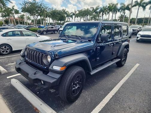 Fathom Blue Pearlcoat 2025 Jeep Wrangler Sport