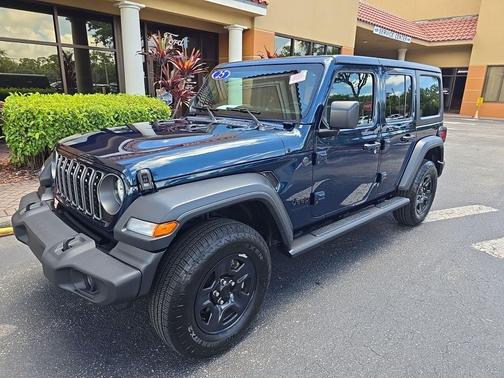 Fathom Blue Pearlcoat 2025 Jeep Wrangler Sport
