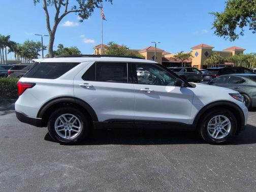 SPACE WHITE METALLIC 2026 Ford Explorer Active