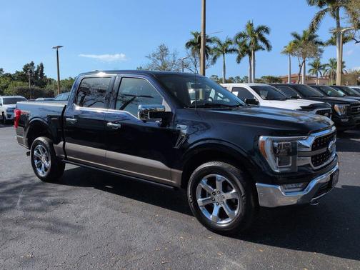 ANTIMATTER BLUE METALLIC 2022 Ford F-150 King Ranch Truck