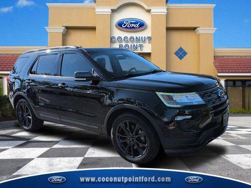 SHADOW BLACK 2018 Ford Explorer XLT