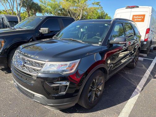 SHADOW BLACK 2018 Ford Explorer XLT