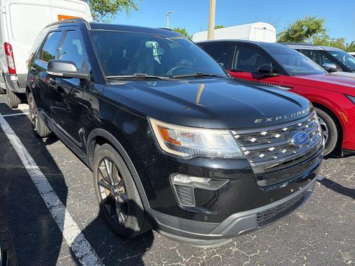 SHADOW BLACK 2018 Ford Explorer XLT