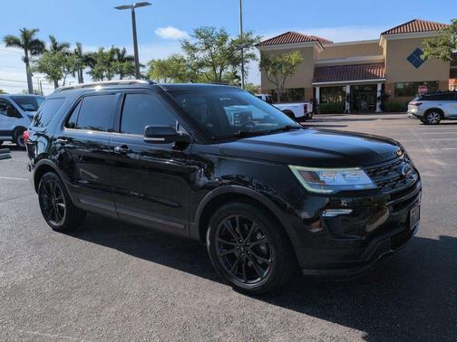 SHADOW BLACK 2018 Ford Explorer XLT