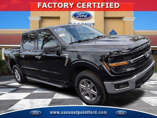 AGATE BLACK METALLIC 2025 Ford F-150 XLT