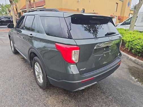 FORGED GREEN METALLIC 2024 Ford Explorer XLT