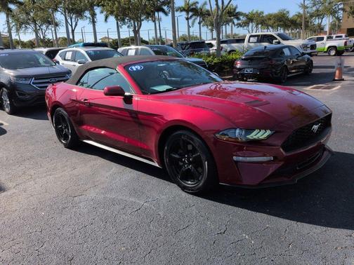 RUBY RED METALLIC TINTED CC 2019 Ford Mustang EcoBoost