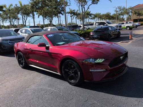 RUBY RED METALLIC TINTED CC 2019 Ford Mustang EcoBoost