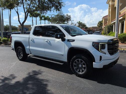 Summit White 2024 GMC Sierra 1500 AT4