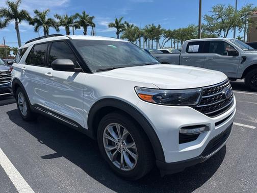 STAR WHITE MET TRI-COAT 2020 Ford Explorer XLT