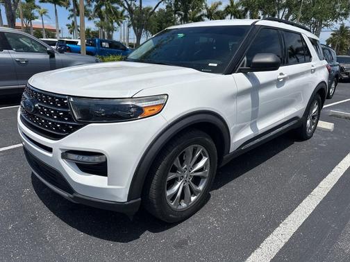 STAR WHITE MET TRI-COAT 2020 Ford Explorer XLT