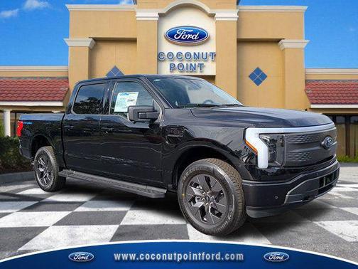 AGATE BLACK METALLIC 2023 Ford F-150 Lightning XLT