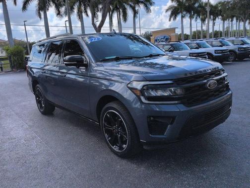 Infinite Blue Metallic Tinted Clearcoat 2022 Ford Expedition Max Limited