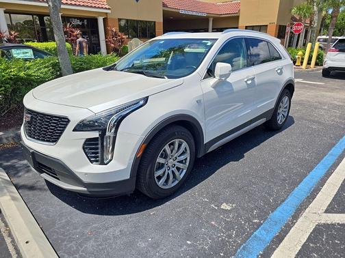 Crystal White 2023 Cadillac XT4 Premium Luxury