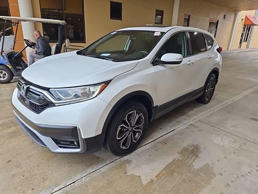 Platinum White Pearl 2022 Honda CR-V AWD EX