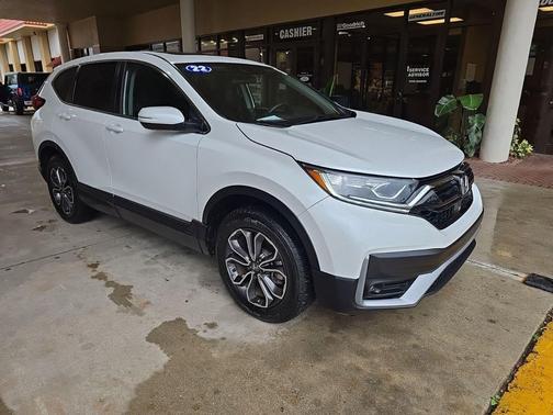 Platinum White Pearl 2022 Honda CR-V AWD EX