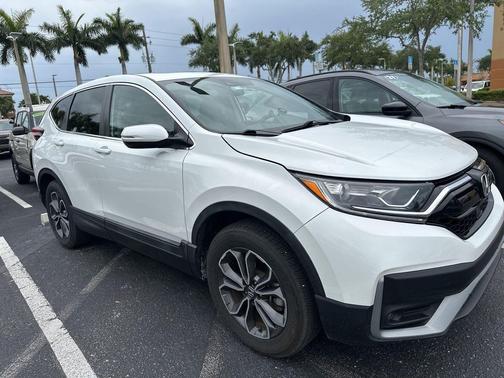 Platinum White Pearl 2022 Honda CR-V AWD EX