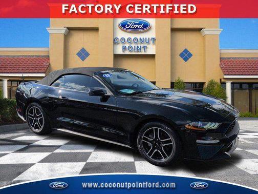 SHADOW BLACK 2018 Ford Mustang EcoBoost Premium