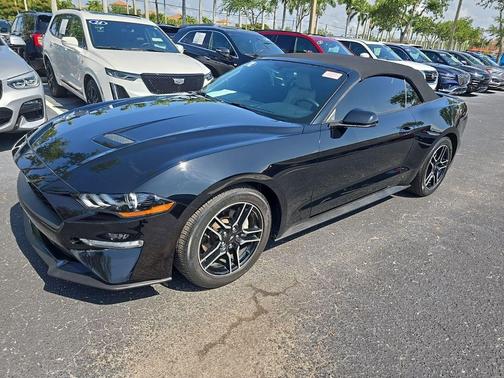 SHADOW BLACK 2018 Ford Mustang EcoBoost Premium