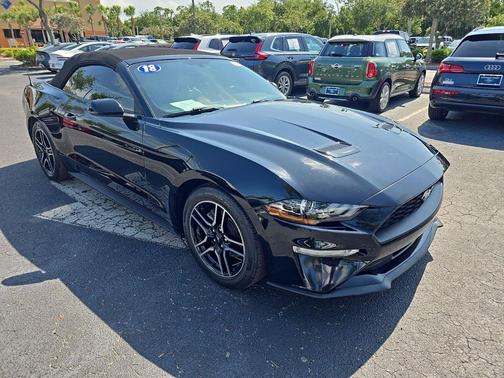 SHADOW BLACK 2018 Ford Mustang EcoBoost Premium