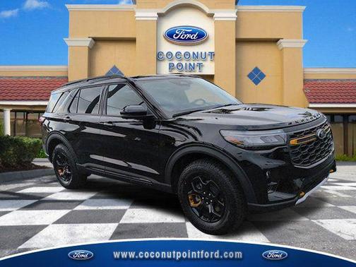 Agate Black Metallic 2026 Ford Explorer Tremor