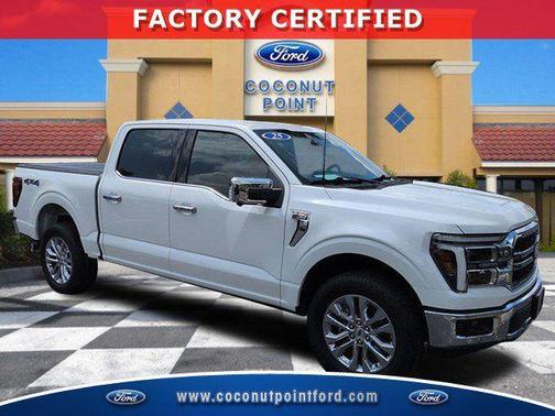 STAR WHITE METALLIC TRICOAT 2025 Ford F-150 Lariat