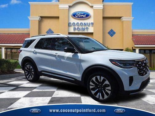 STAR WHITE MET TRI-COAT 2026 Ford Explorer Platinum