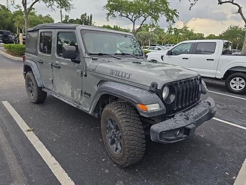 Gray 2021 Jeep Wrangler Willys