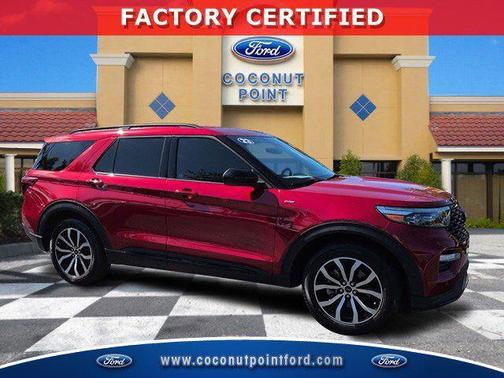 RAPID RED MET TINTED CC 2023 Ford Explorer ST-Line