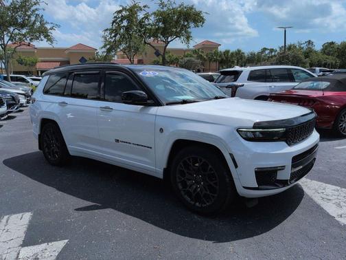 Bright White Clearcoat 2025 Jeep Grand Cherokee L Summit Reserve SUV