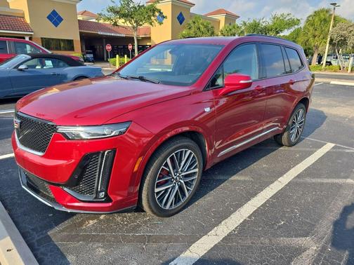 Radiant Red Tintcoat 2024 Cadillac XT6 Sport AWD
