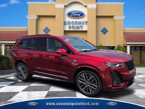 Radiant Red Tintcoat 2024 Cadillac XT6 Sport AWD