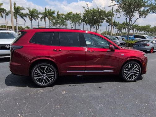 Radiant Red Tintcoat 2024 Cadillac XT6 Sport AWD