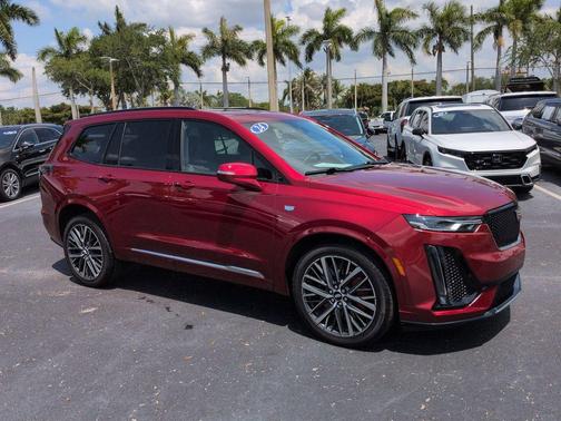 Radiant Red Tintcoat 2024 Cadillac XT6 Sport AWD