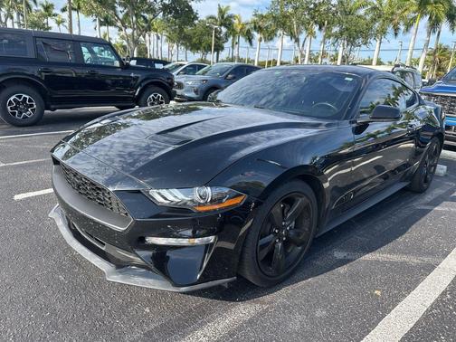 SHADOW BLACK 2021 Ford Mustang EcoBoost