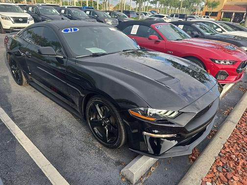 SHADOW BLACK 2021 Ford Mustang EcoBoost