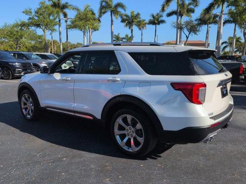 STAR WHITE MET TRI-COAT 2020 Ford Explorer Platinum