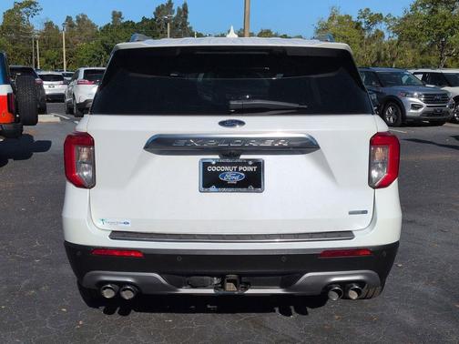 STAR WHITE MET TRI-COAT 2020 Ford Explorer Platinum