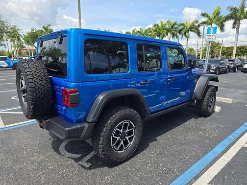 Hydro Blue Pearlcoat 2025 Jeep Wrangler Rubicon