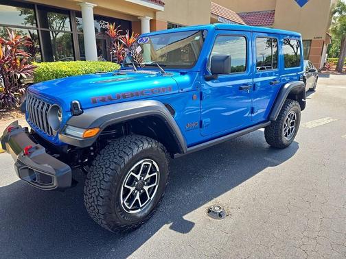 Hydro Blue Pearlcoat 2025 Jeep Wrangler Rubicon
